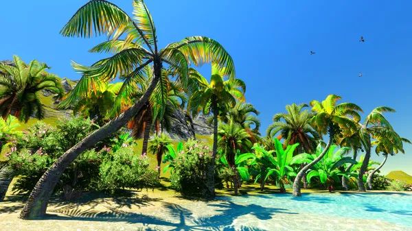 Paraíso havaiano — Fotografia de Stock