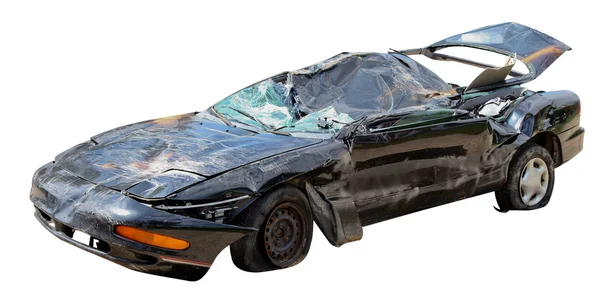 Auto-ongeluk — Stockfoto