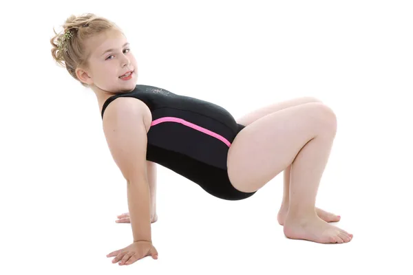 Exercício menina — Fotografia de Stock