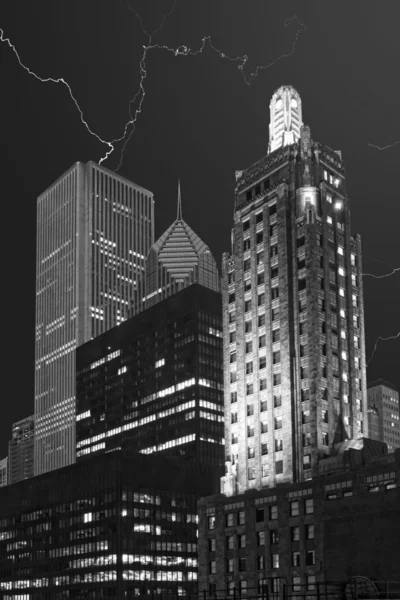 Staden natt — Stockfoto