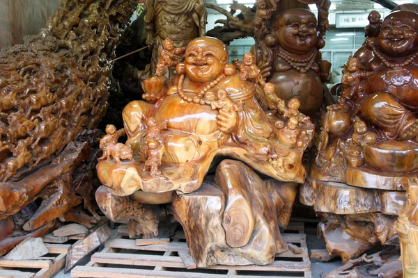 Buda de madeira — Fotografia de Stock