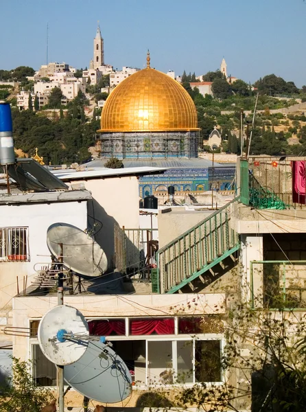 Zlatá kopule z Jeruzaléma — Stock fotografie