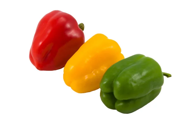 Traffic light (three sweet pepper) — Stock Photo, Image