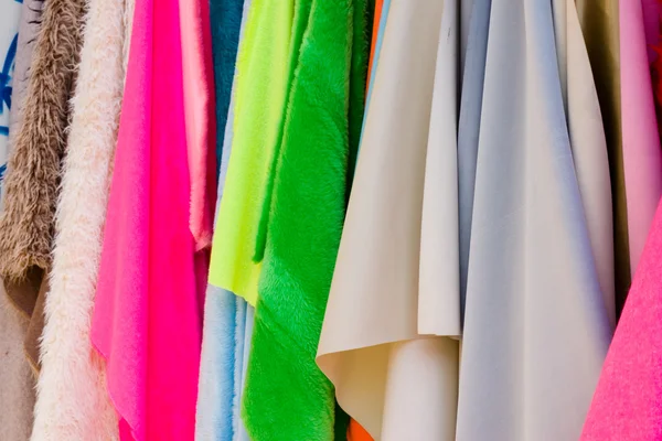 stock image Bright fabrics