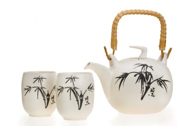 Ceramic teapot clipart