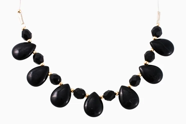 Schwarze Halskette — Stockfoto
