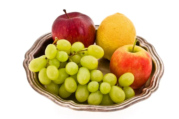 Jabłko winogron cytryny — Zdjęcie stockowe