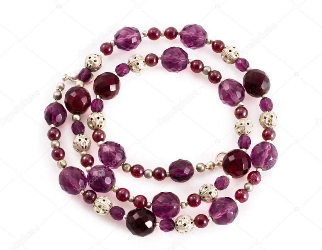 Violet beads