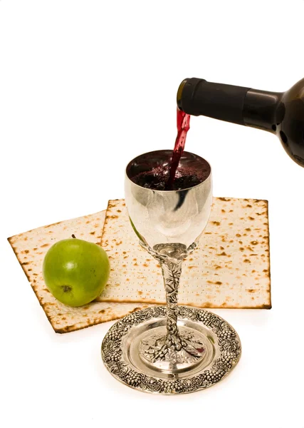 Shabbats ワインのコップ — ストック写真