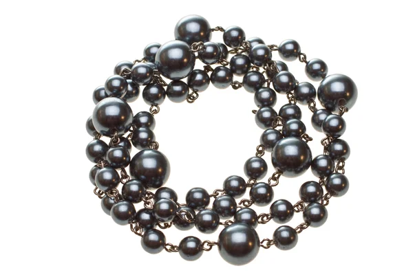 Beads photographed on a white background — Stock Photo, Image