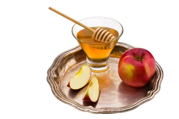 stock image Honey and apple