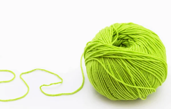 Knitting on spokes — Stock Photo, Image