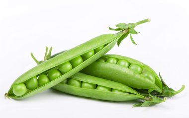 Fresh green peas clipart