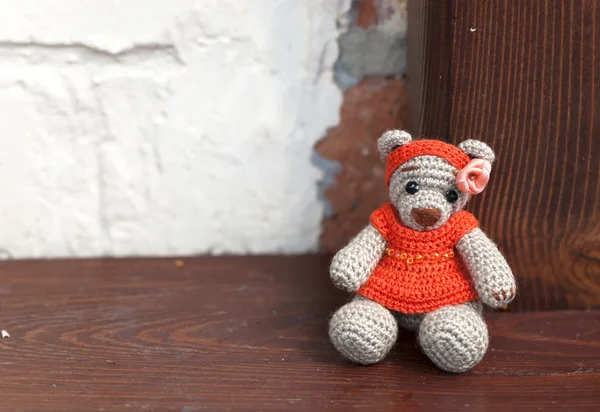 Urso de brinquedo infantil — Fotografia de Stock