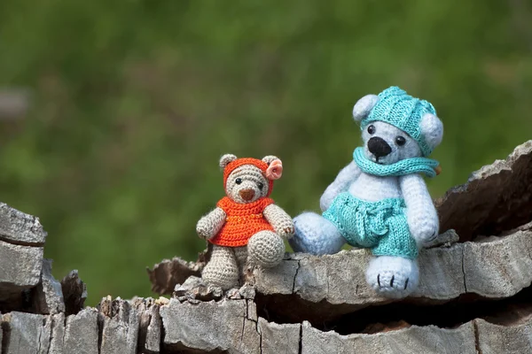 Детский игрушечный медведь — стоковое фото