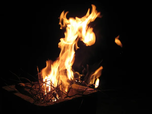 Chimenea de combustión caliente — Foto de Stock
