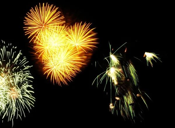 stock image Colorful and vibrant fireworks