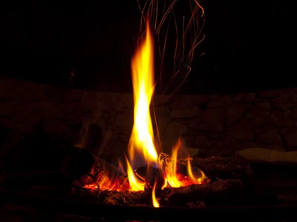 Chimenea de combustión caliente —  Fotos de Stock