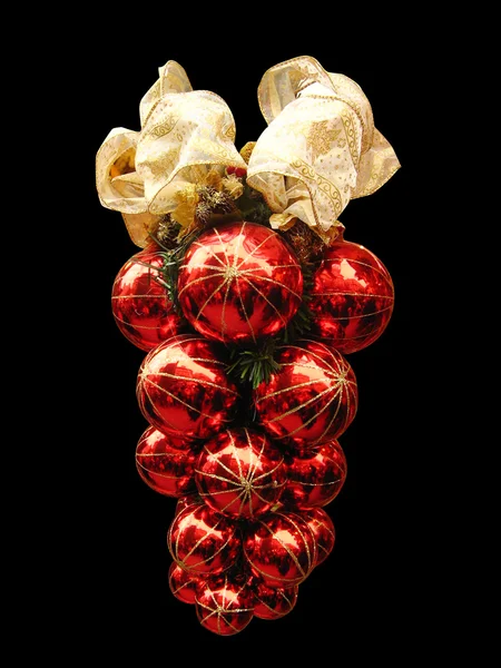 Vánoční koule a dekorace detail — Stock fotografie