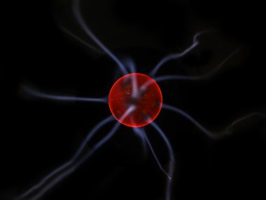 Bilim Müzesi Barcelona bir plazma topu elektrik