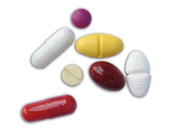 Tabletki (ścieżka dołączona) — Zdjęcie stockowe