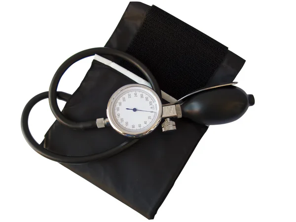 Esfigmomanómetro de presión arterial, con recorrido recortado — Foto de Stock