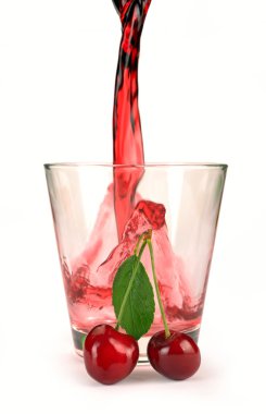 Cherry juice clipart