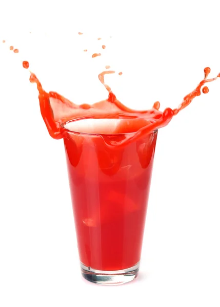 Grapefruit juice splash — Stock Photo, Image