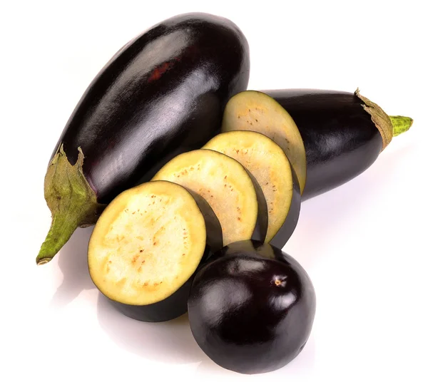 stock image Aubergine and slices