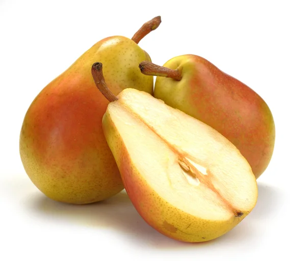 Two pears in half — Stock Photo, Image