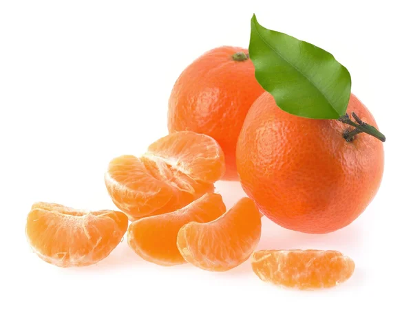 Clementine con segmenti — Foto Stock