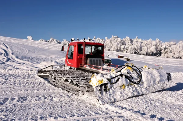 큰 snowplow — 스톡 사진