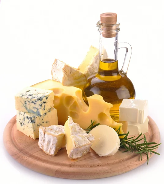 Colectarea brânzeturilor și a uleiului de măsline — Fotografie, imagine de stoc