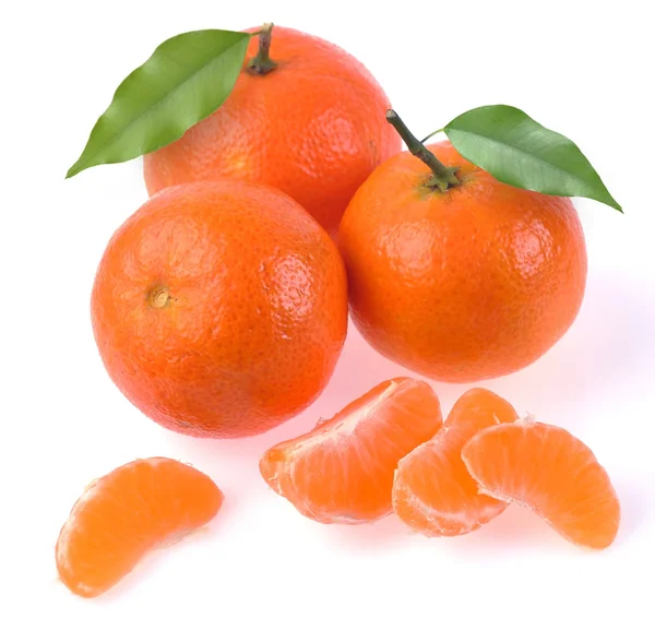Clementinas con segmentos —  Fotos de Stock