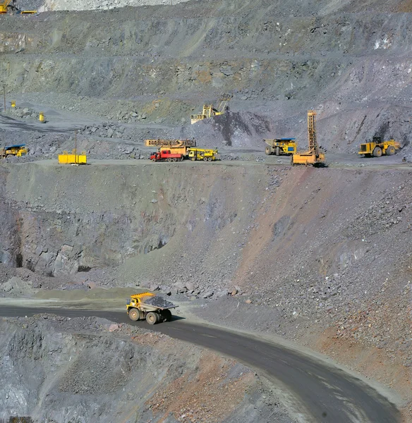 Povrchová důl železné rudy — Stock fotografie