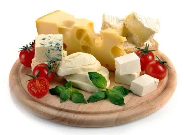 Набор сыра — стоковое фото