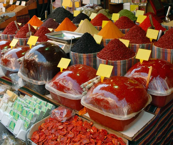 Spices in turkish market — Stock Photo, Image