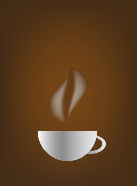 Buharlı kahve fincanı
