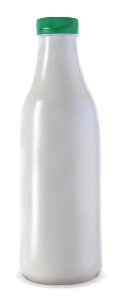 Una bottiglia di latte — Vettoriale Stock