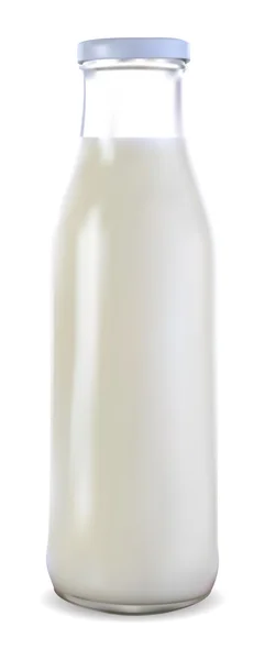 Süt Şişe — Stok Vektör