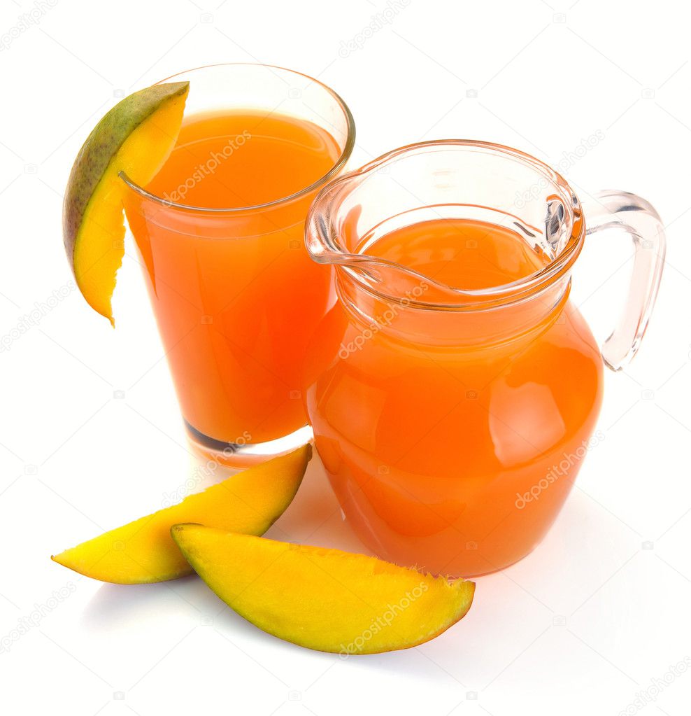 Mango juice and fruit Stock Photo by ©nikitos1977 6591582