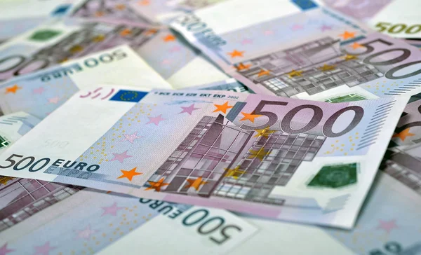 500 유로 돈 지폐 — 스톡 사진