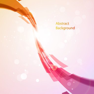 Abstract colorful waves background clipart