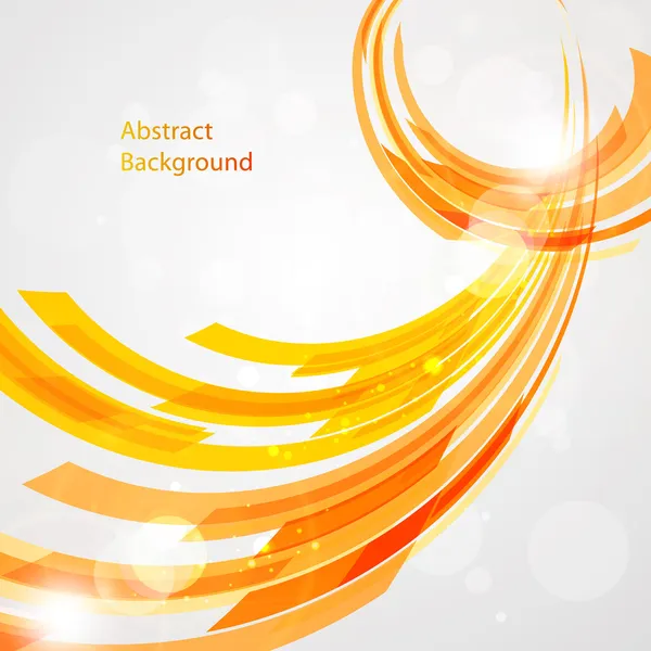 stock vector Abstract orange lines background