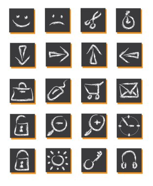 20 icons clipart