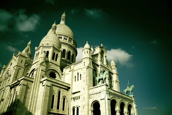 Chiesa del Sacro Cuore a Montmartre, Parigi — Foto Stock