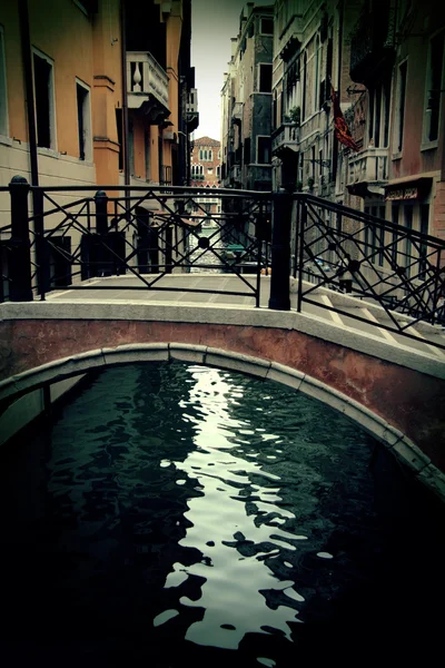 Régi kis híd, Velence, Olaszország Jogdíjmentes Stock Képek