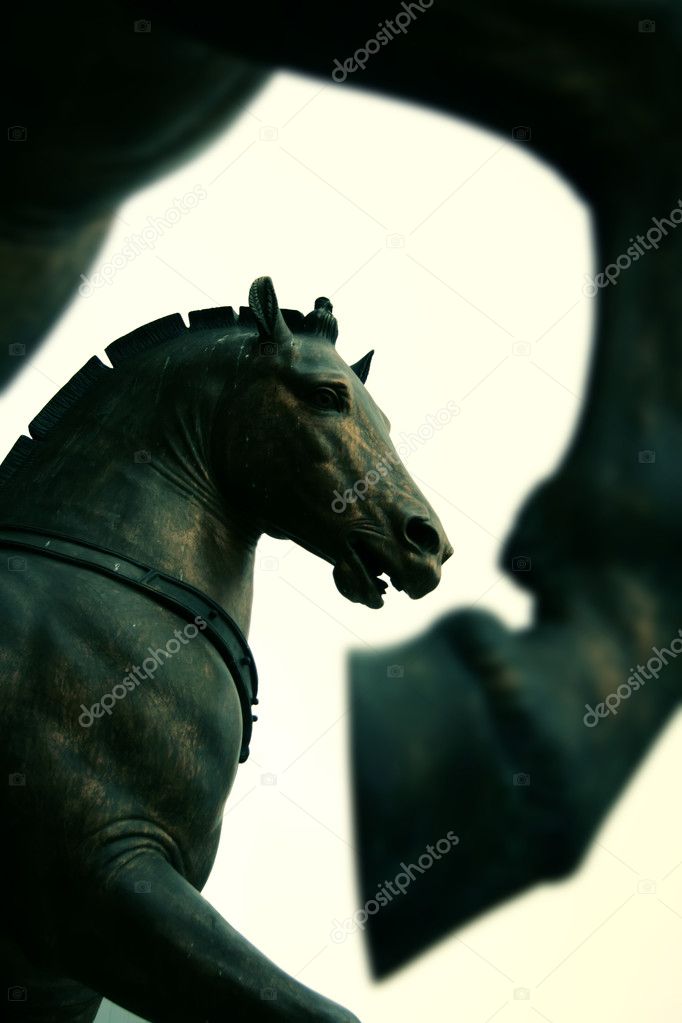 Horses statue on Saint Mark's Cathedral, Venice