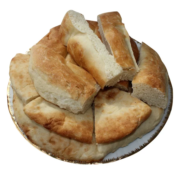 Хліб вирізати — стокове фото