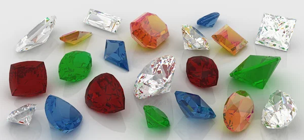 Pedras preciosas — Fotografia de Stock